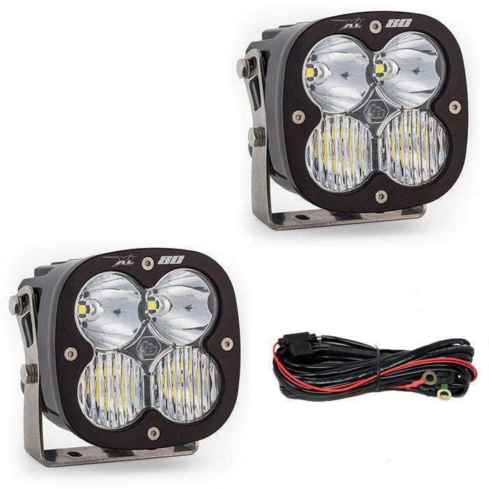 Toggle System Baja Designs Jeep XL80 Bumper Light Kit - Jeep 2020-22 Gladiator; 2018-22 Wrangler JL