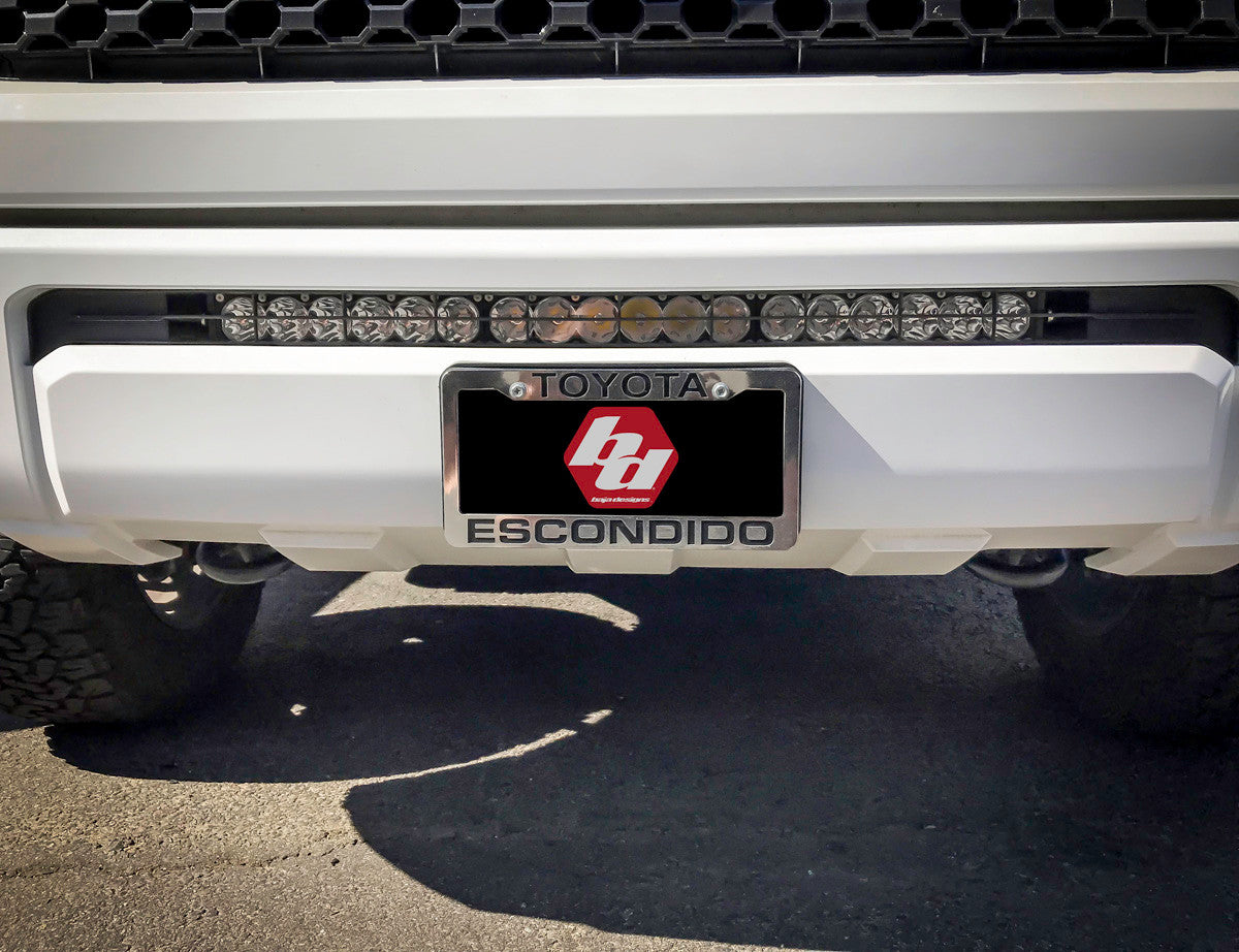 Installed on Car Baja Designs Toyota OnX6+ 30 Inch Grille Lower Light Kit - 2014-21 Tundra