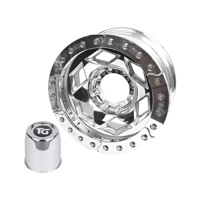 3.75" Blank Spacing Trail-Gear 17 Inch Aluminium Creeper Lock Beadlock Wheels (8X6.5)