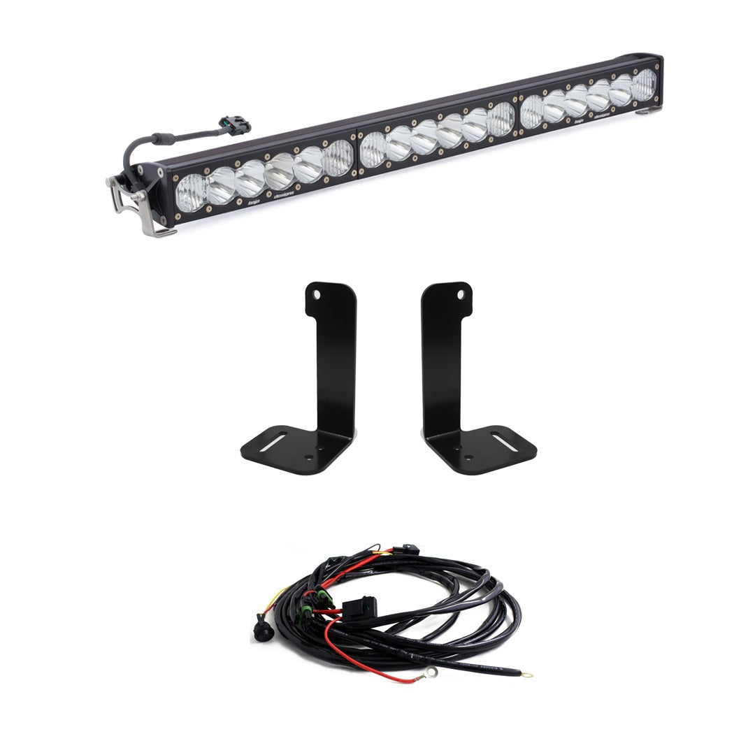 Toggle System Baja Designs Jeep JL/JT OnX6+ 30 Inch Bumper Light Kit - 2020-22 Gladiator; 2018-22 Wrangler JL