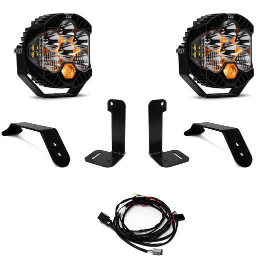 Toggle System Baja Designs Jeep LP6 Pro Bumper Light Kit | Jeep 2020-22 Gladiator; 2018-22 Wrangler JL
