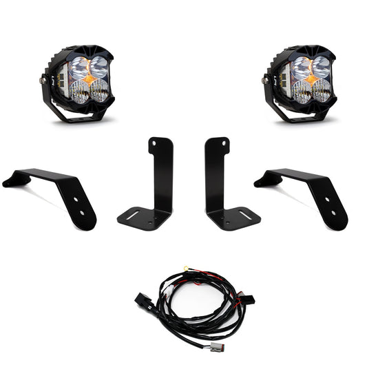 Toggle System Baja Designs Jeep JL/JT LP4 Pro Bumper Light Kit - Jeep 2020-22 Gladiator; 2018-22 Wrangler JL
