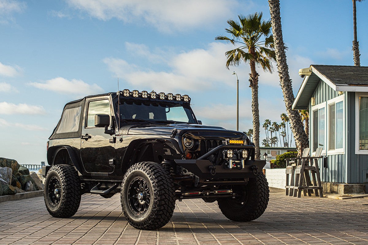 Far View Baja Designs Jeep Linkable Roof Bar Kit XL | 07-16 Wrangler JK