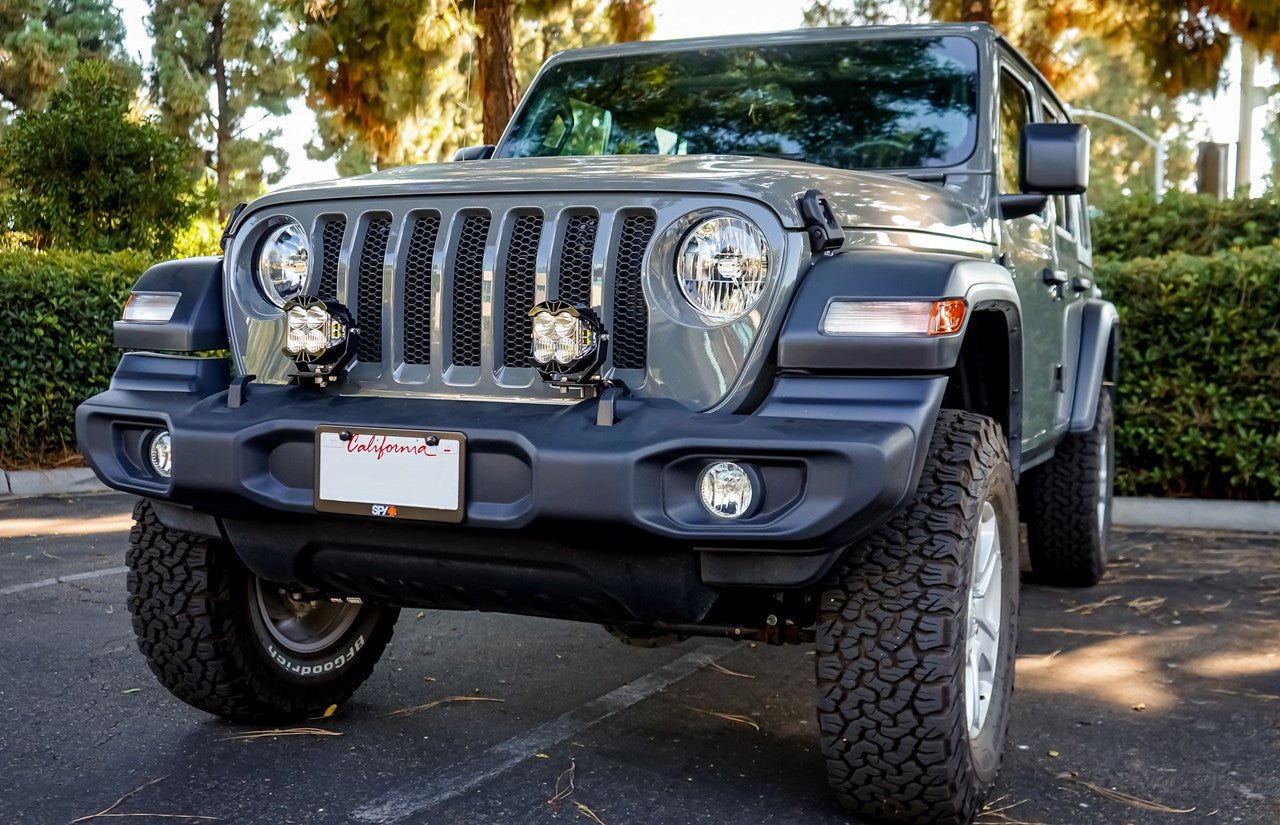 Installed on Car Baja Designs Jeep JL/JT LP4 Pro Bumper Light Kit - Jeep 2020-22 Gladiator; 2018-22 Wrangler JL