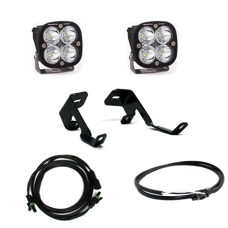 Upfitter System Baja Designs Ford Squadron Pro A-Pillar Light Kit - 2015-2020 F-150; 2017-2020 F-150 Raptor