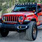 Installed Baja Designs Jeep Linkable Roof Mount Light Kit XL