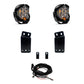 All components for Baja Designs Ram LP9 Pro Bumper Light Kit - Ram 2019-22 1500 Rebel; 2021-22 1500 TRX