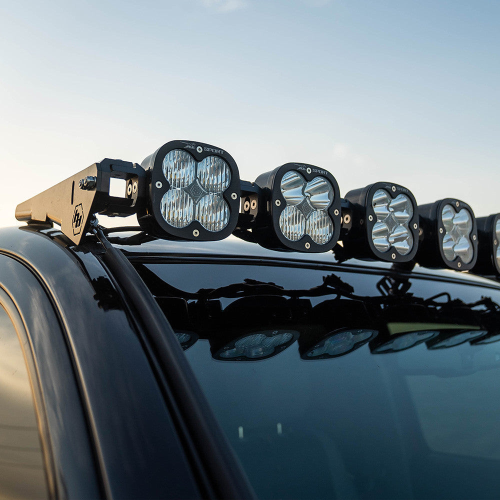 Close View Baja Designs Toyota Linkable Light Bar Roof Kit XL | 2005-22 Tacoma