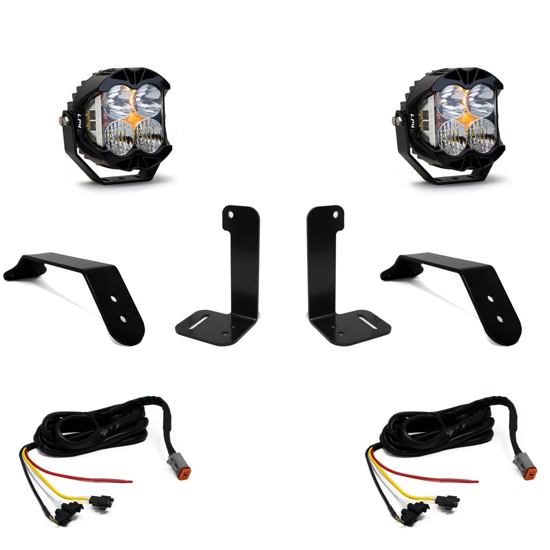 Upfitter System Baja Designs Jeep JL/JT LP4 Pro Bumper Light Kit - Jeep 2020-22 Gladiator; 2018-22 Wrangler JL