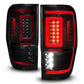 ANZO FORD FULL LED TAIL LIGHTS BLACK SMOKE LENS W/ SEQUENTIAL SIGNAL (FOR ALL MODELS) | RANGER 19-23