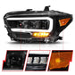 Different Segments of ANZO FULL LED PROJECTOR HEADLIGHTS BLACK (FOR HALOGEN VERSION WITH LED DRL) | TOYOTA TACOMA 16-23