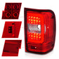 Different Segments of ANZO FORD LED C BAR TAIL LIGHTS CHROME RED/CLEAR LENS (NOT FOR 05-07 STX MODELS) | RANGER 01-11