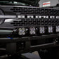 Installed On Car Close Look Baja Designs Ford XL Linkable Bumper Light Kit - 2021-23 Bronco