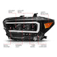 Different Parts of ANZO FULL LED PROJECTOR HEADLIGHTS BLACK (FOR HALOGEN VERSION WITH LED DRL) | TOYOTA TACOMA 16-23