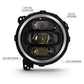 Different Features of ANZO JEEP FULL LED PROJECTOR HEADLIGHTS BLACK | WRANGLER JL 18-23 / GLADIATOR 20-23
