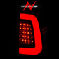 High Intensity LEDs of ANZO LED C BAR TAIL LIGHTS CHROME SMOKE LENS | FORD F-250/F-350/F-450/F-550 SUPER DUTY 08-16