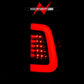 High Intensity LEDs of ANZO LED C BAR TAIL LIGHTS BLACK SMOKE LENS | FORD F-250/350/450 SUPER DUTY 08-16