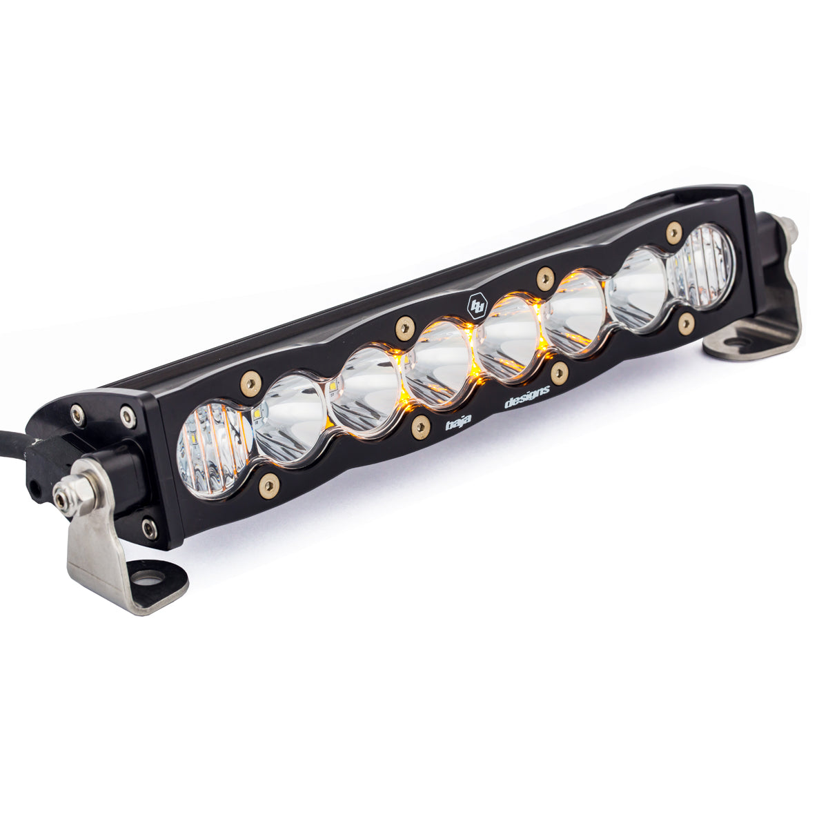 10 Inch Clear Driving/Combo Baja Designs S8 Universal Straight LED Light Bar