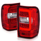 ANZO FORD LED C BAR TAIL LIGHTS CHROME RED/CLEAR LENS (NOT FOR 05-07 STX MODELS) | RANGER 01-11
