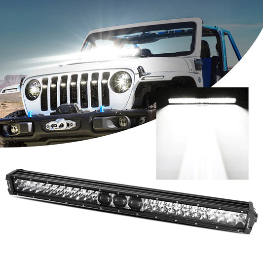 Auxbeam New 32 Inch 5D-PRO Series 33000LM Spot Beam Off Road Led Light Bar