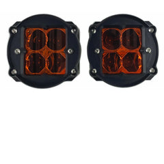 Heretics Toyota 4Runner Fog Light Kit - Amber Lens - 2010+