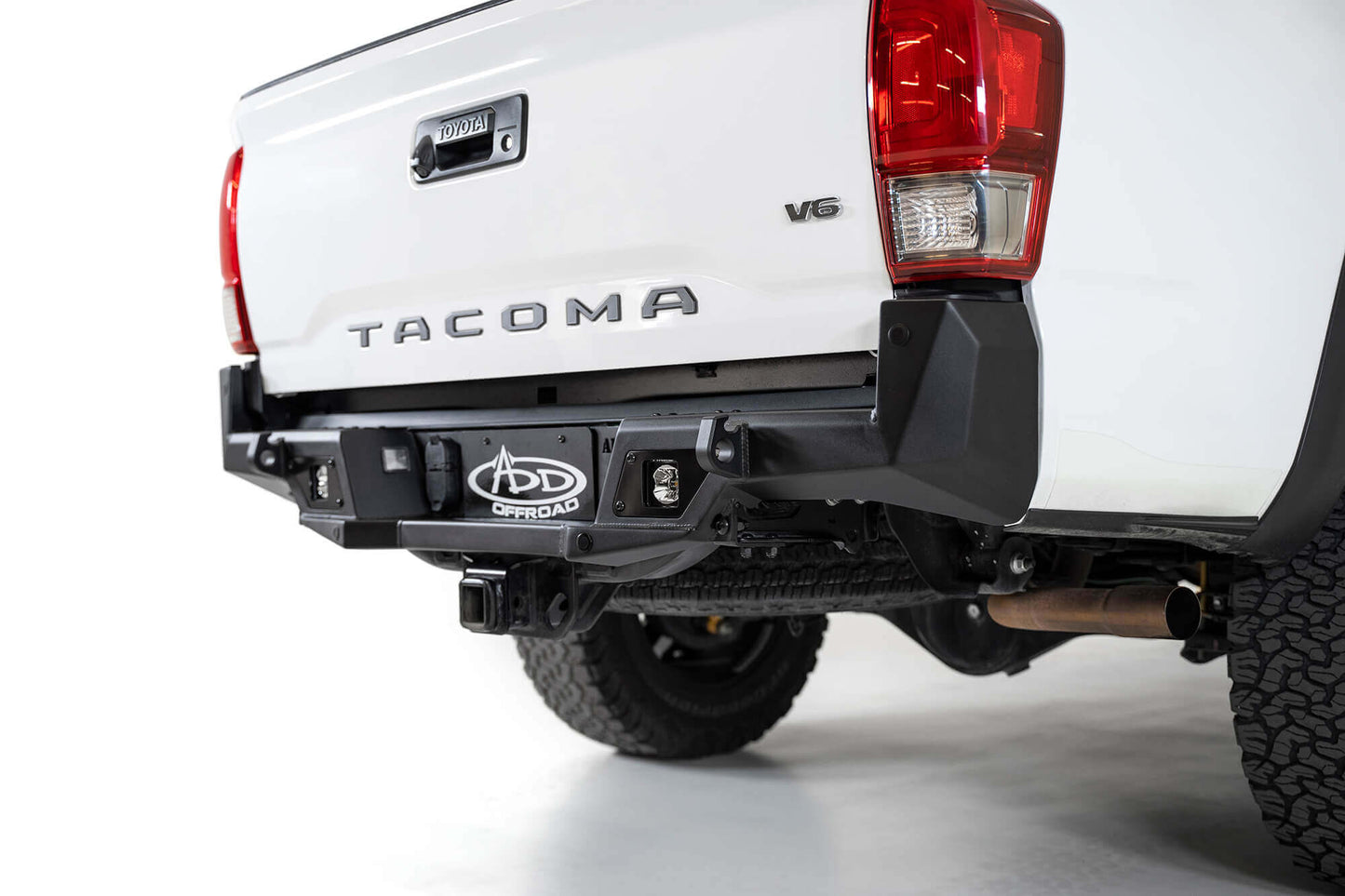 Installed on Car ADD Toyota Stealth Fighter Rear Bumper | 2016-2023 Tacoma