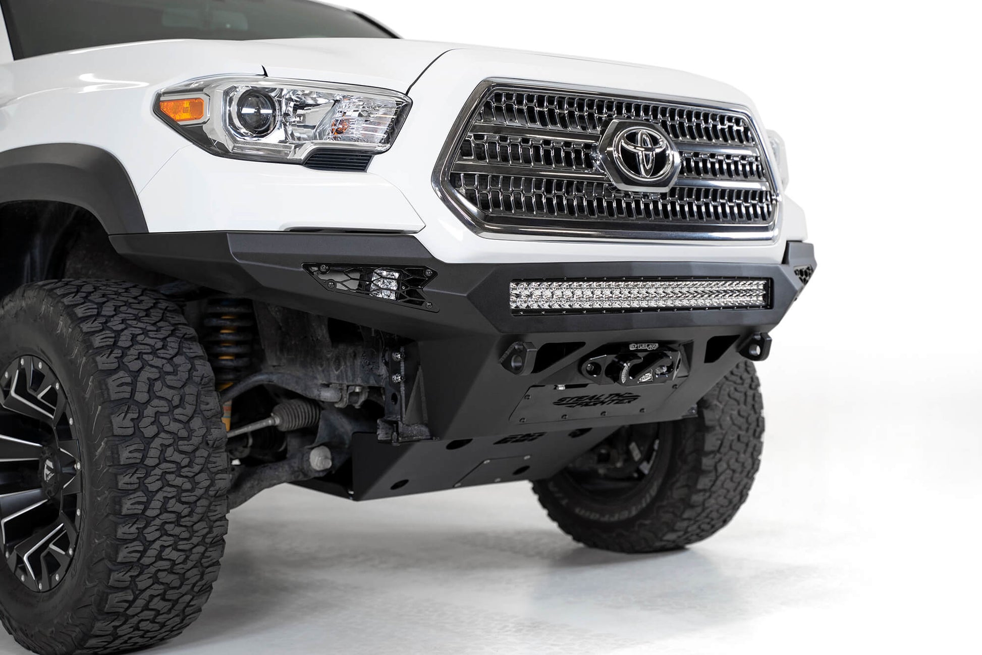 Installed on Car ADD Stealth Fighter Winch Front Bumper | 2016-2023 Toyota Tacoma