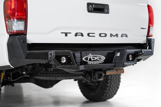 Installed on Car ADD Toyota Stealth Fighter Rear Bumper | 2016-2023 Tacoma