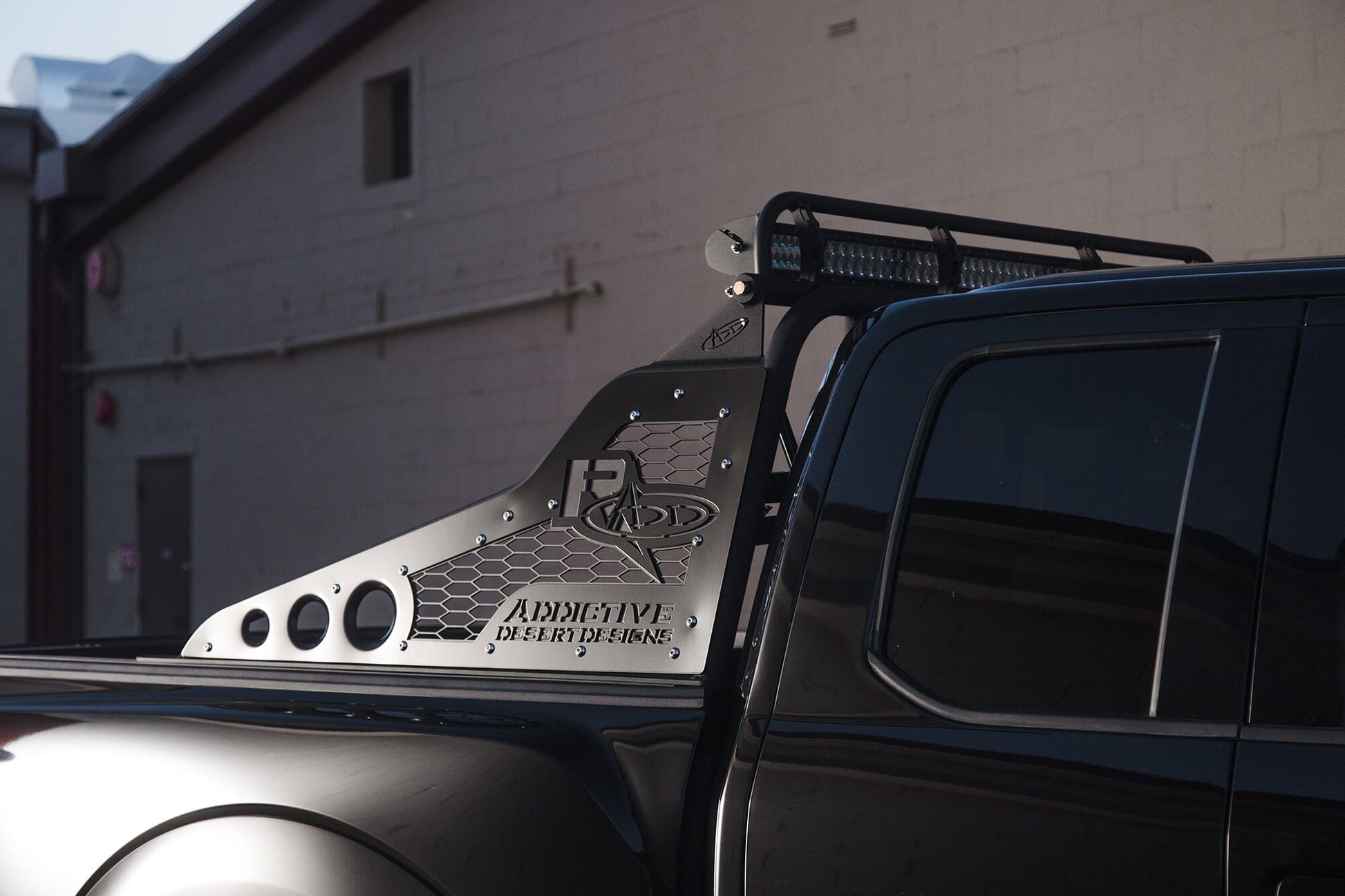 Installed on Car Side View ADD Ford Race Series Chase Rack | F-150 Raptor