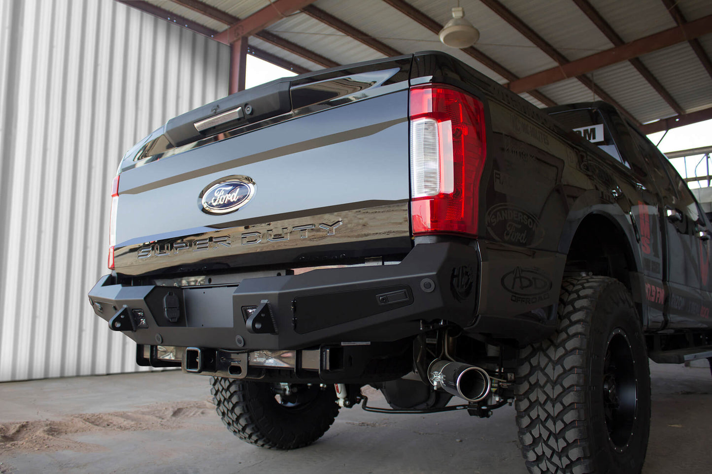 Installed on Car ADD HoneyBadger Rear Bumper | 2017-2022 Ford Super Duty