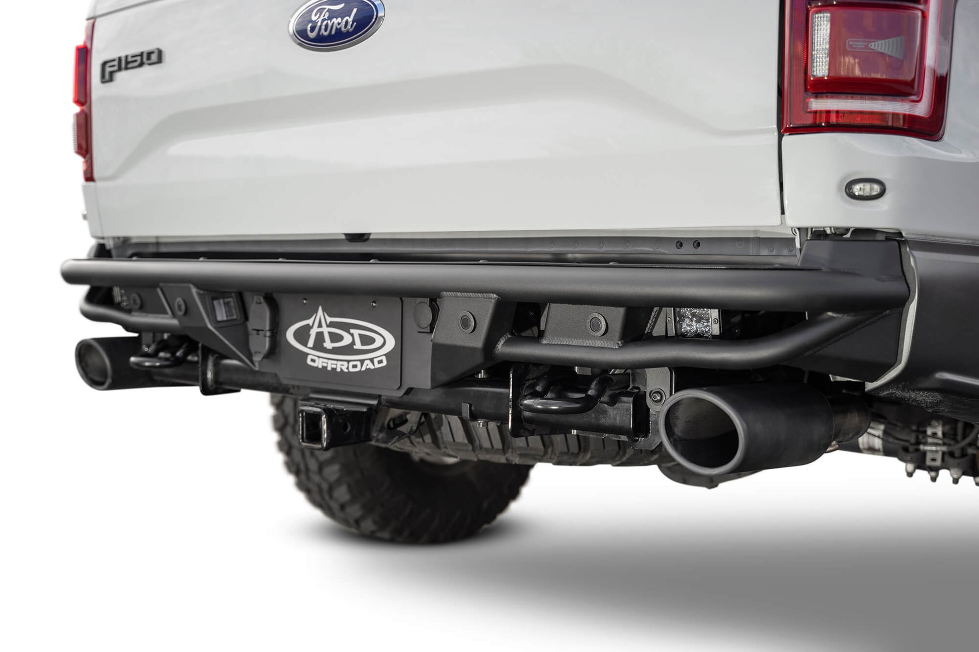Installed on Car Close View ADD PRO Bolt-On Rear Bumper | 2017-2020 Ford Raptor