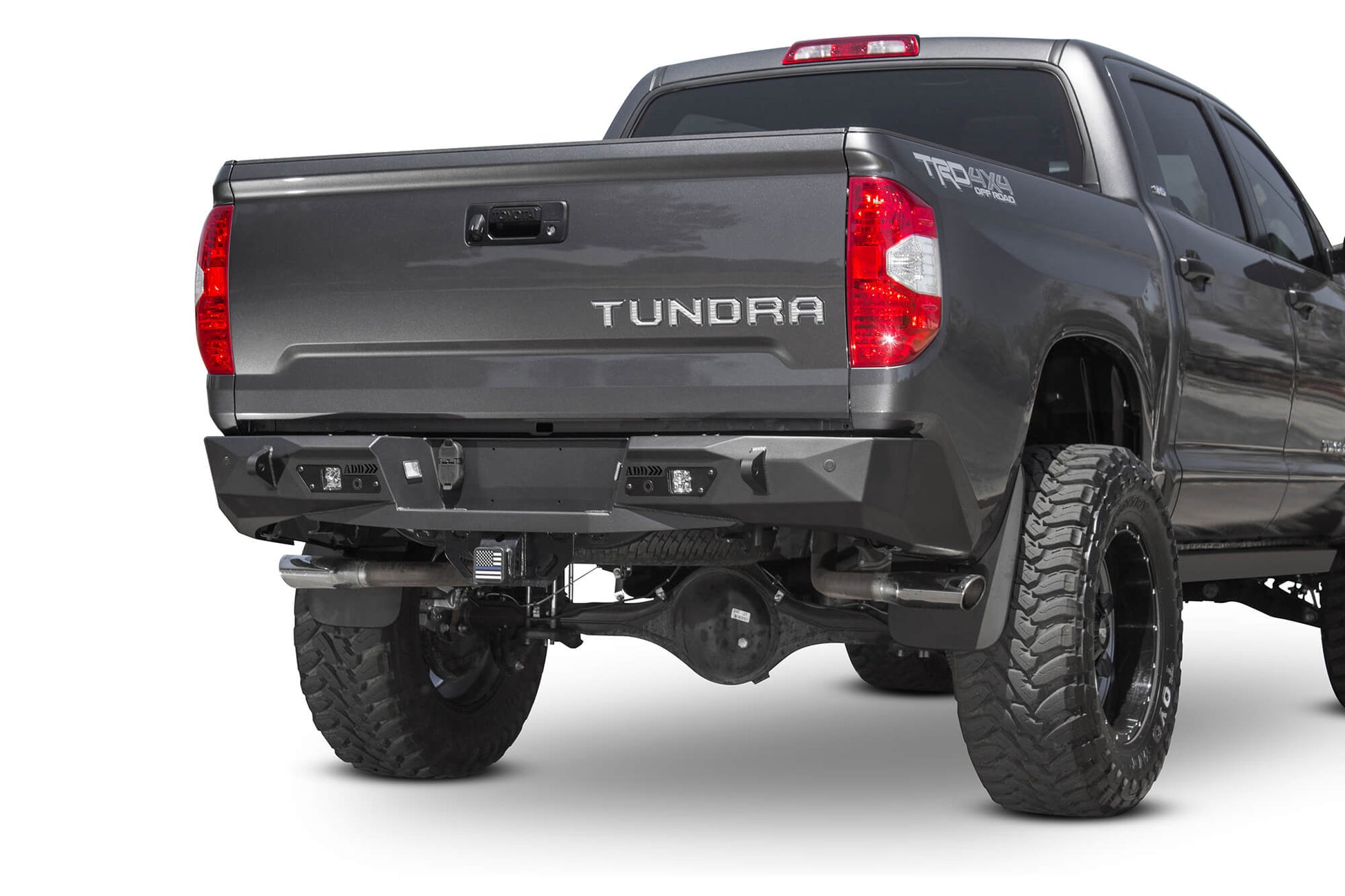 Installed on Car ADD Toyota Stealth Fighter Rear Bumper | 2014-2021 Tundra