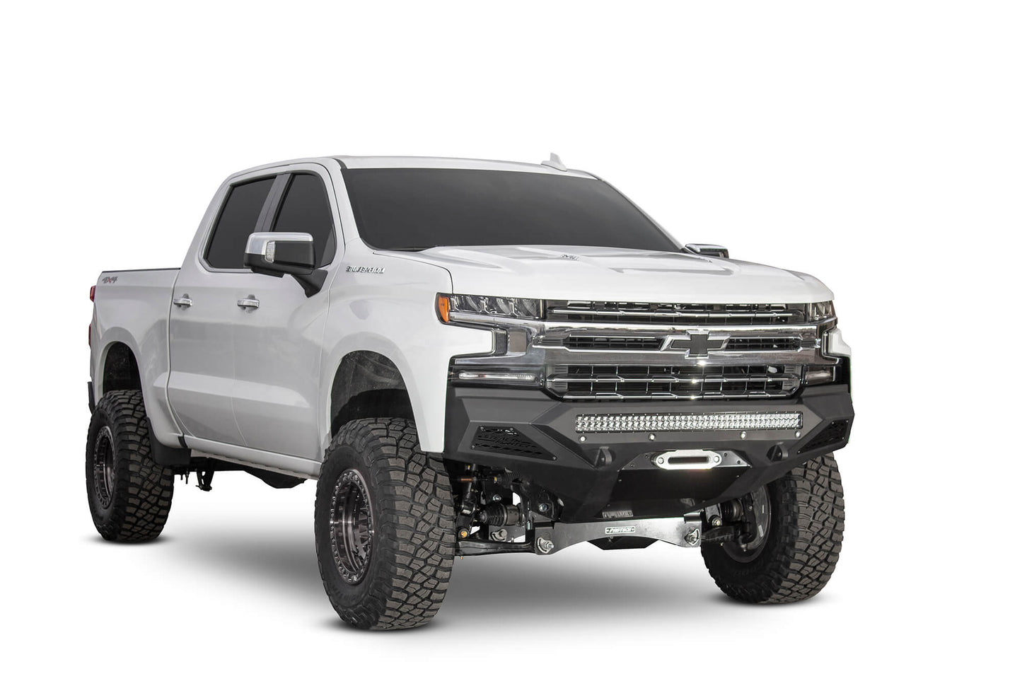 Installed on Car ADD Stealth Fighter Winch Front Bumper | 2019-2021 Chevy Silverado 1500