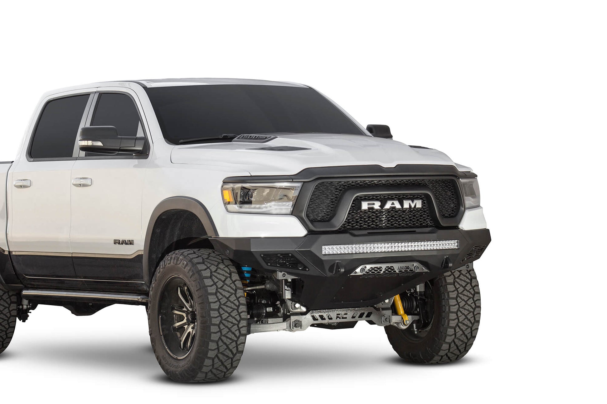 Installed on Car ADD Stealth Fighter Front Bumper | 2019-2023 RAM Rebel