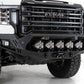 Installed on Car Close Front View ADD GMC Bomber HD Front Bumper | 2020-2023 Sierra 2500/3500