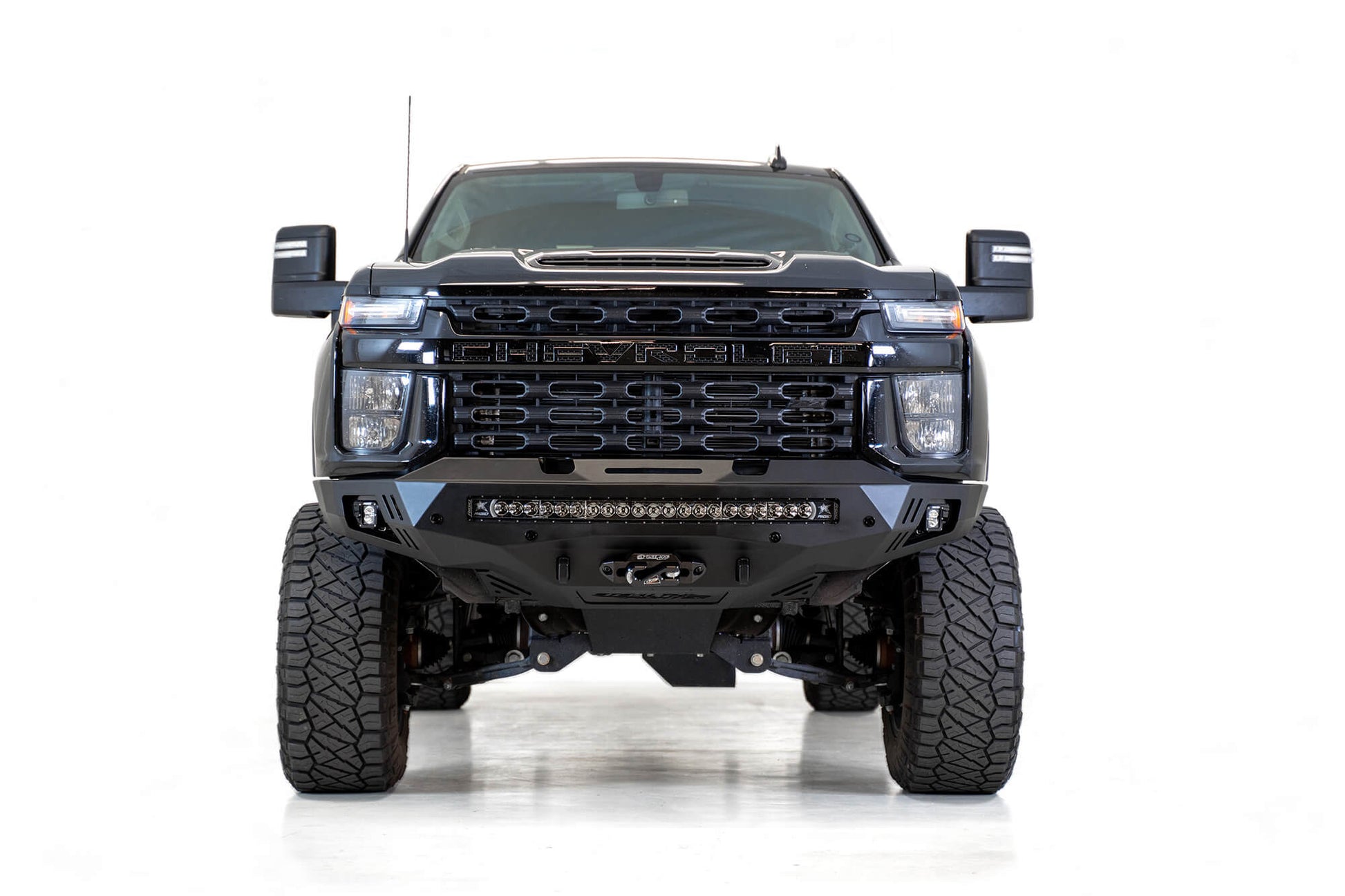 Installed on Car ADD Stealth Fighter Front Bumper | 2020 - 2022 Chevy 2500/3500