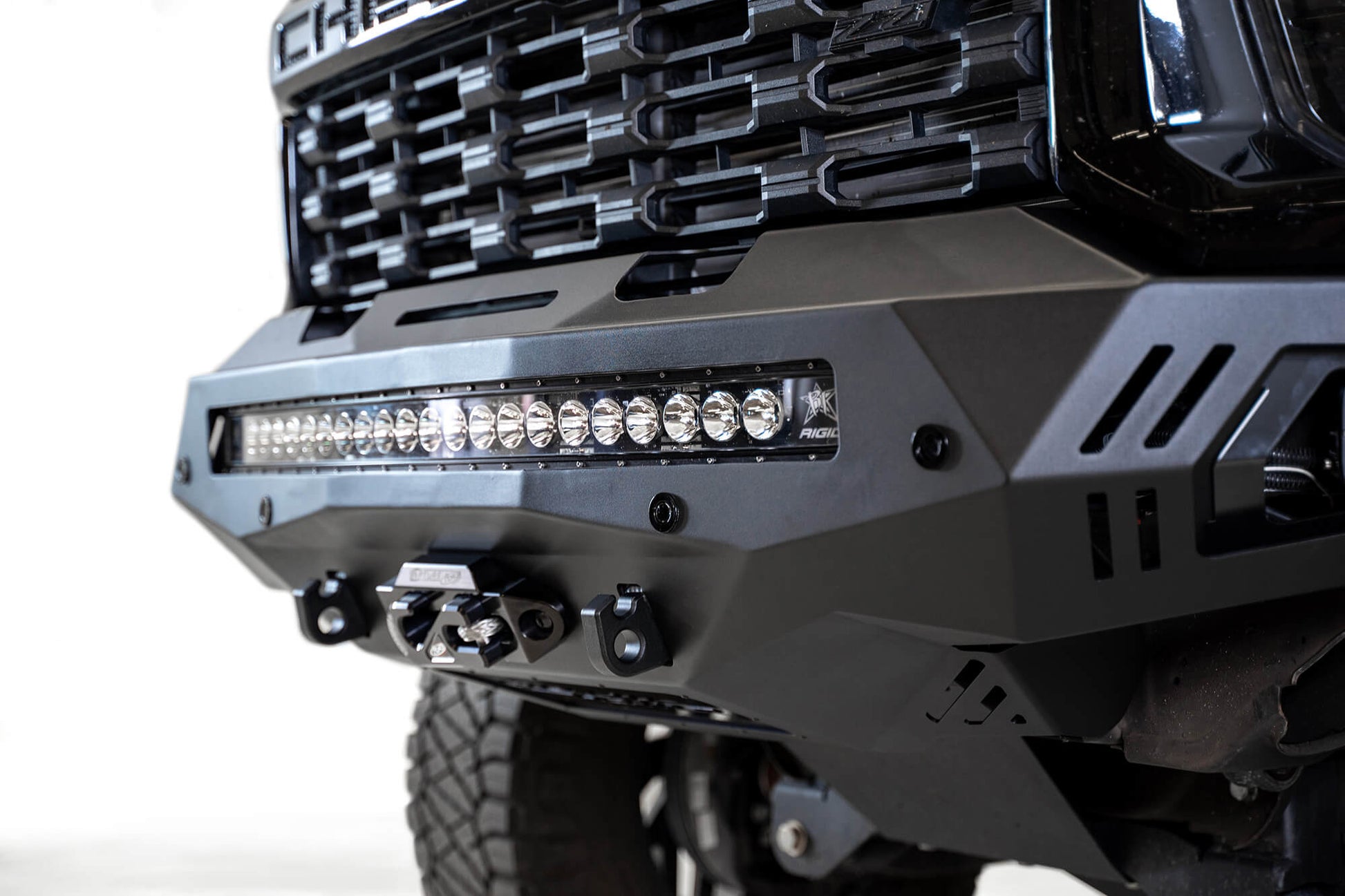 Installed on Car ADD Stealth Fighter Front Bumper | 2020 - 2022 Chevy 2500/3500