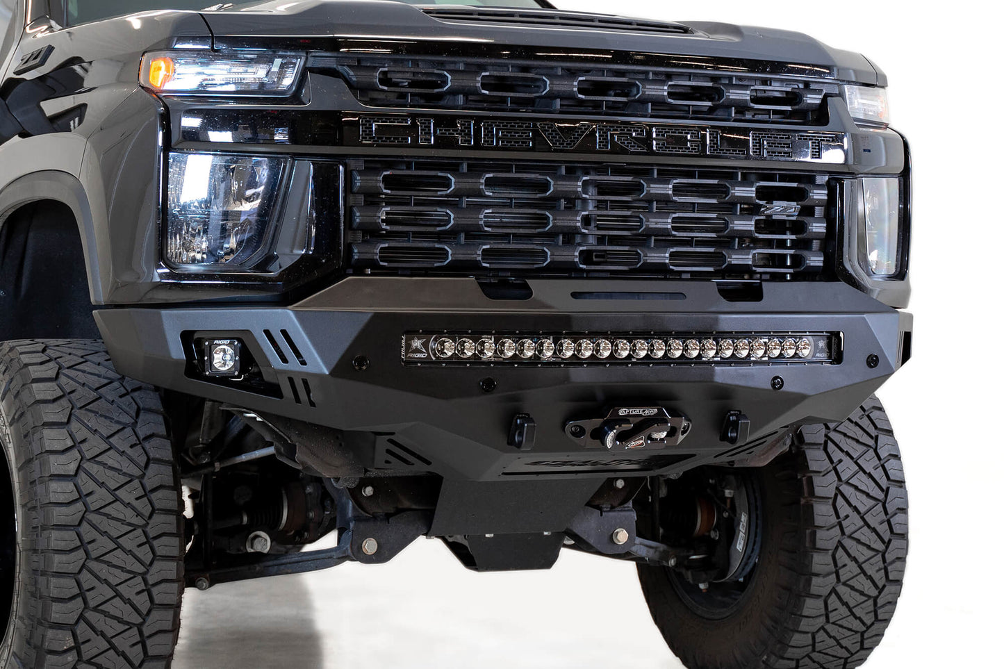 Installed on Car ADD Stealth Fighter Front Bumper | 2020 - 2022 Chevy 2500/3500