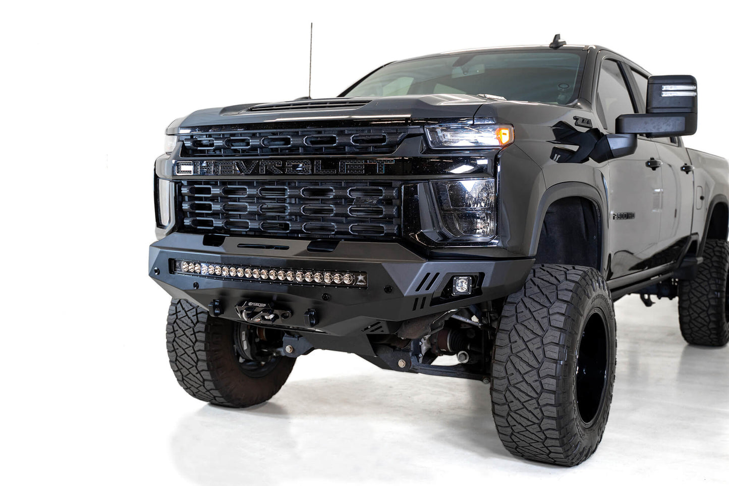 Installed on Car ADD Stealth Fighter Front Bumper | 2020 - 2022 Chevy 2500/3500