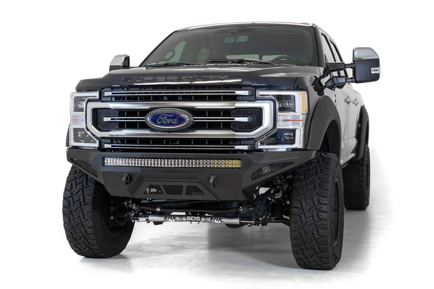 Installed on Car ADD Stealth Fighter Front Bumper | 2017-2022 Ford Super Duty