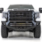 Installed on Car with Lightbar Front View ADD GMC Bomber HD Front Bumper | 2020-2023 Sierra 2500/3500