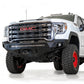 Installed on Car ADD Stealth Fighter Front Bumper | 2020-2023 GMC 2500/3500