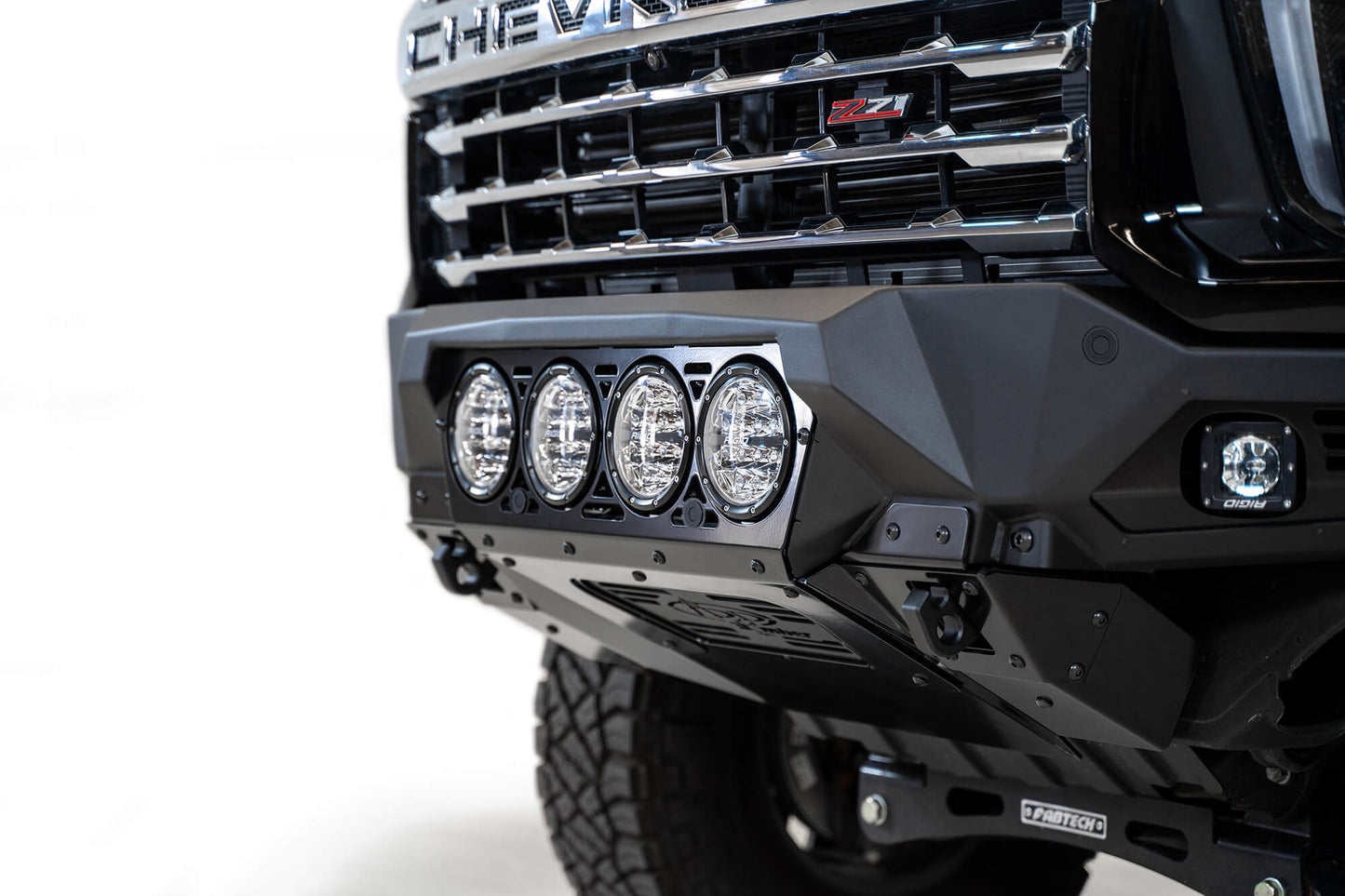 Installed on Car ADD Bomber Front Bumper (RIGID) | 2020-2022 Chevy 2500/3500