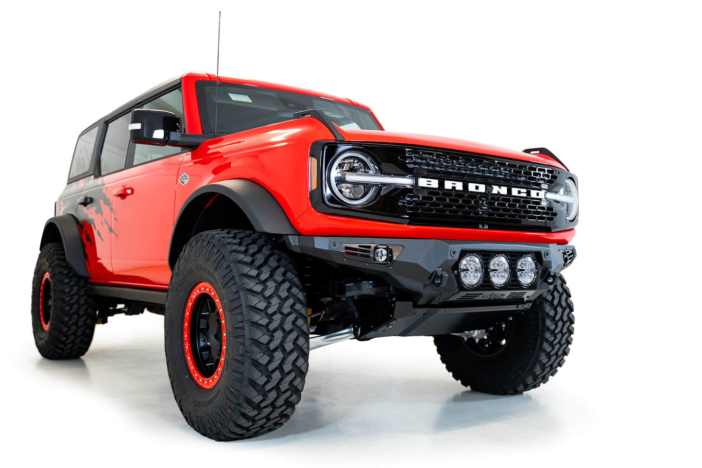 Installed on Car ADD Bomber Front Bumper (Rigid) | 2021-2023 Ford Bronco