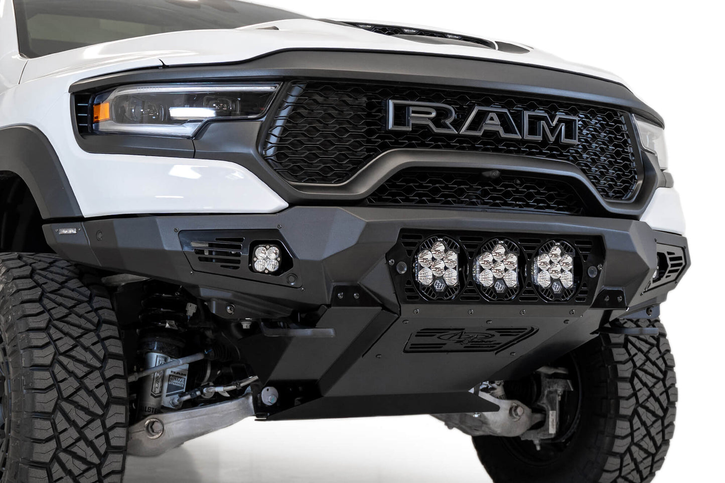 Installed on Car ADD Bomber Front Bumper (Baja) | 2021-2023 RAM 1500 TRX