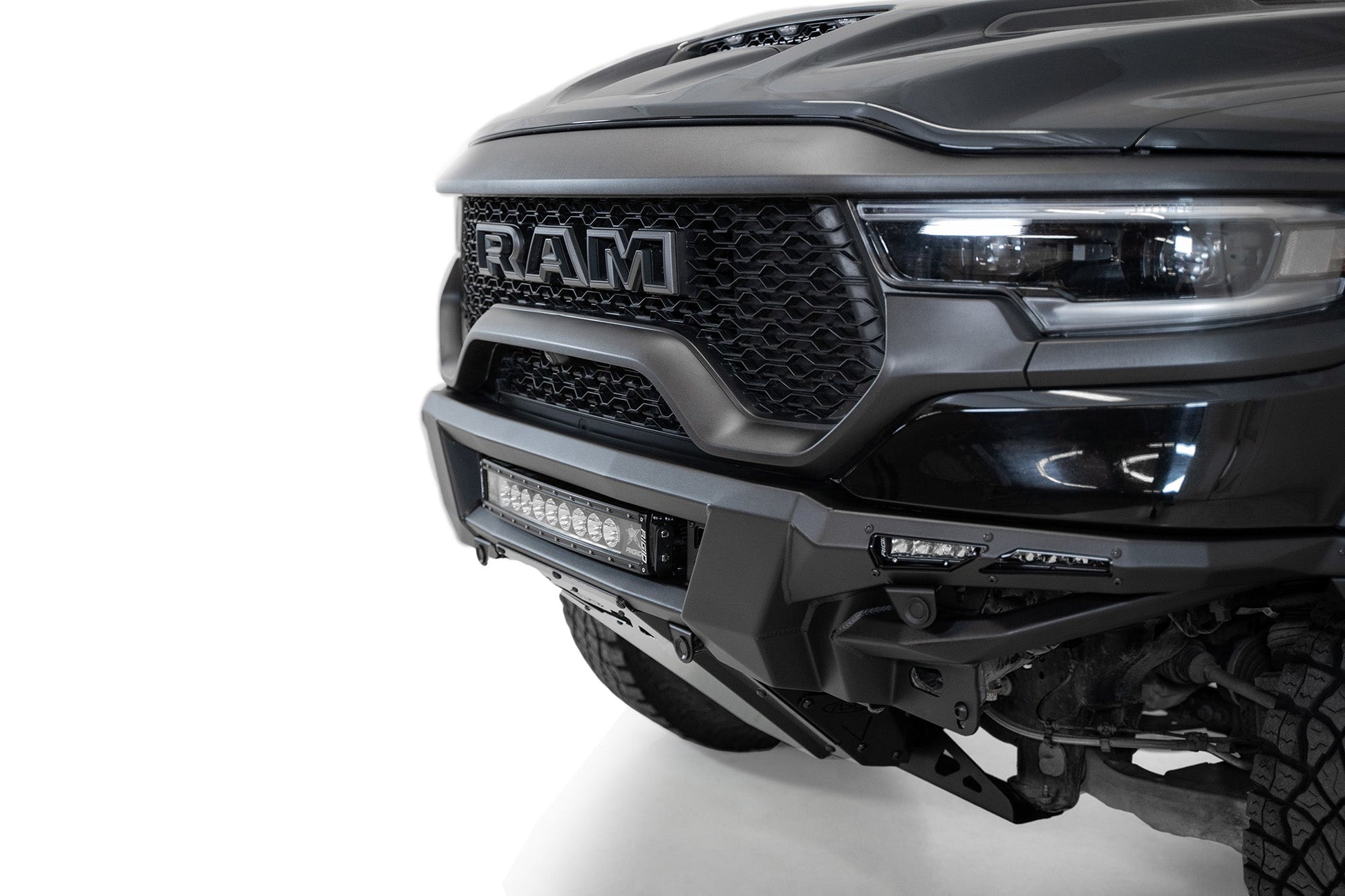 Installed on Car ADD TRX Phantom Front Bumper | 2021-2023 Ram 1500