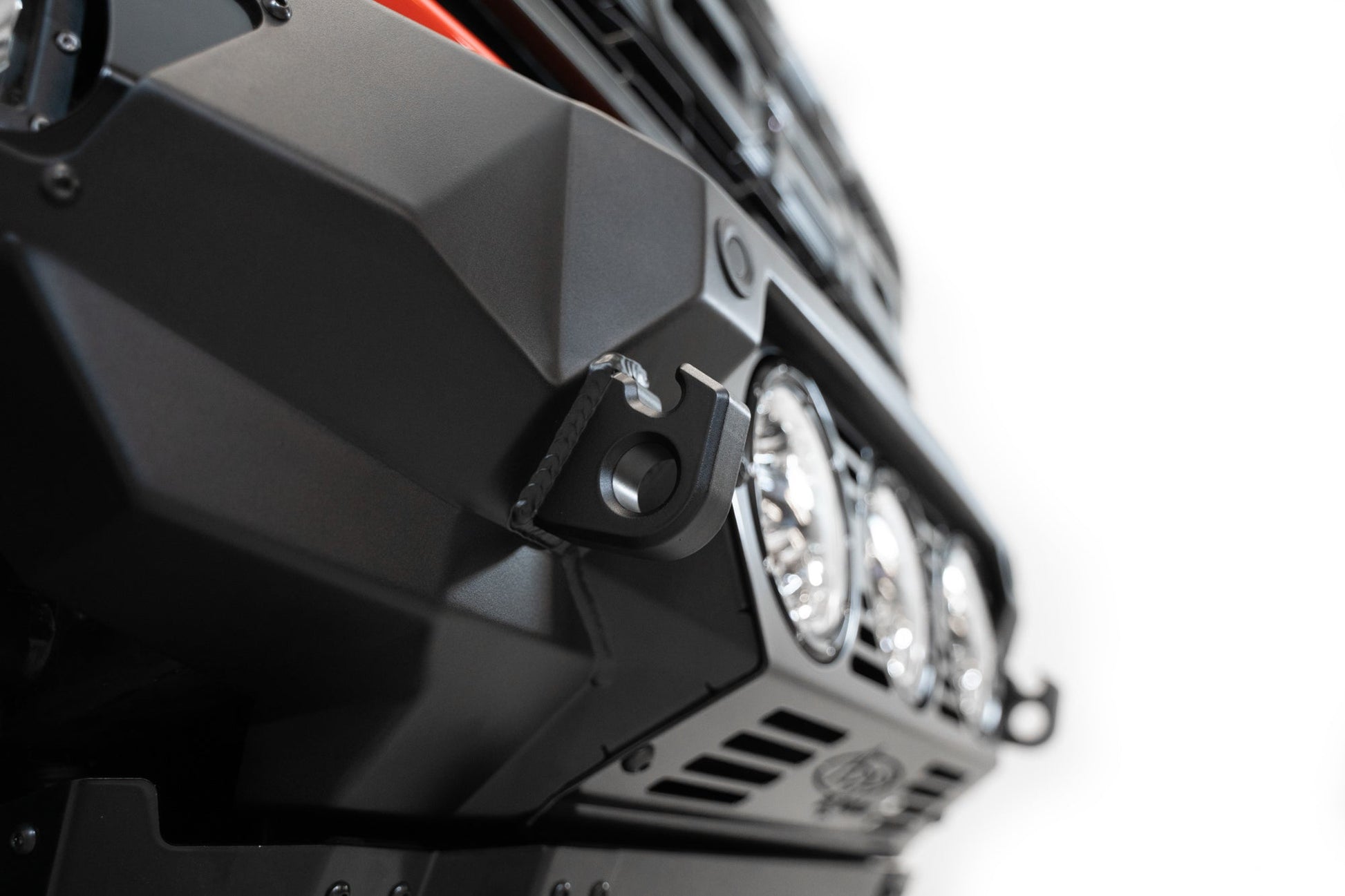 Installed on Car Close View ADD Ford Bomber Front Bumper (Rigid) | 2022-2023 Bronco Raptor