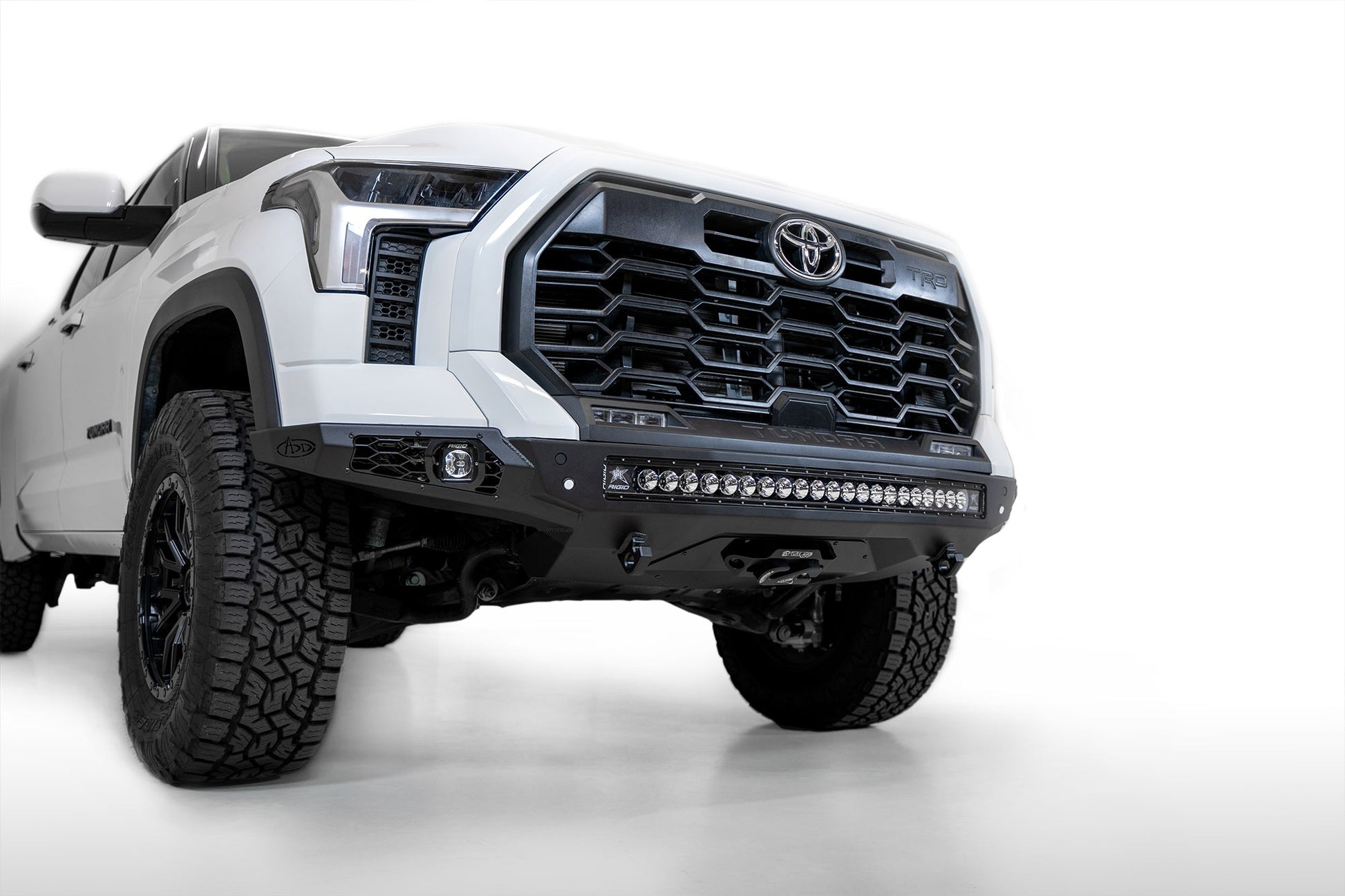 Installed on Car ADD Stealth Fighter Winch Front Bumper | 2022-2023 Toyota Tundra