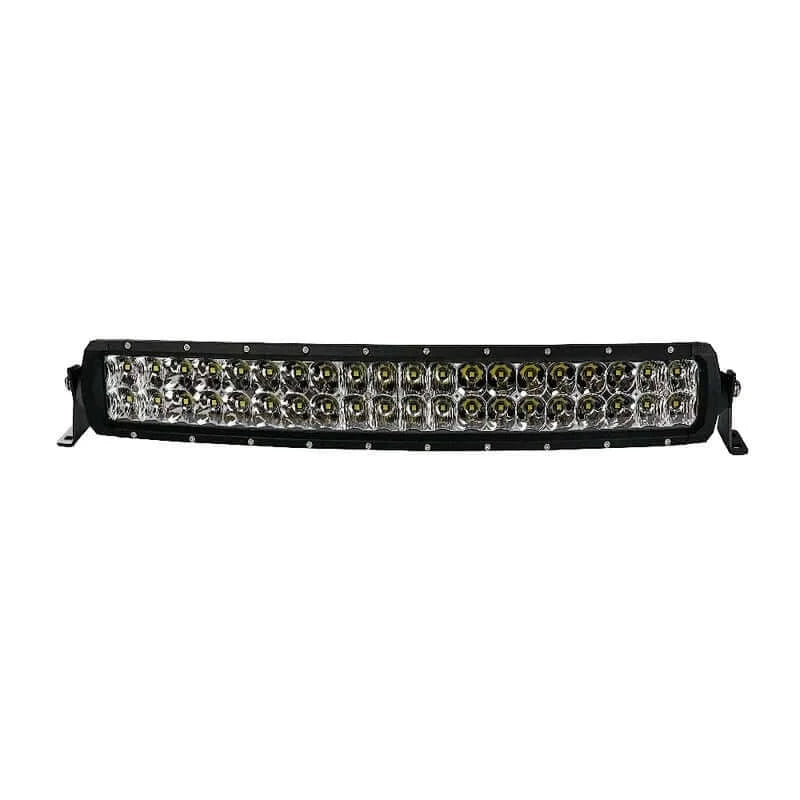 Curved Double Row LED Light Bar Uncle Sam's Road 20'' White 