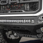 Installed on Car with Light Bar Close View ADD Rock Fighter Frame Cut Front Bumper | 2017-2020 Ford Raptor | Heritage